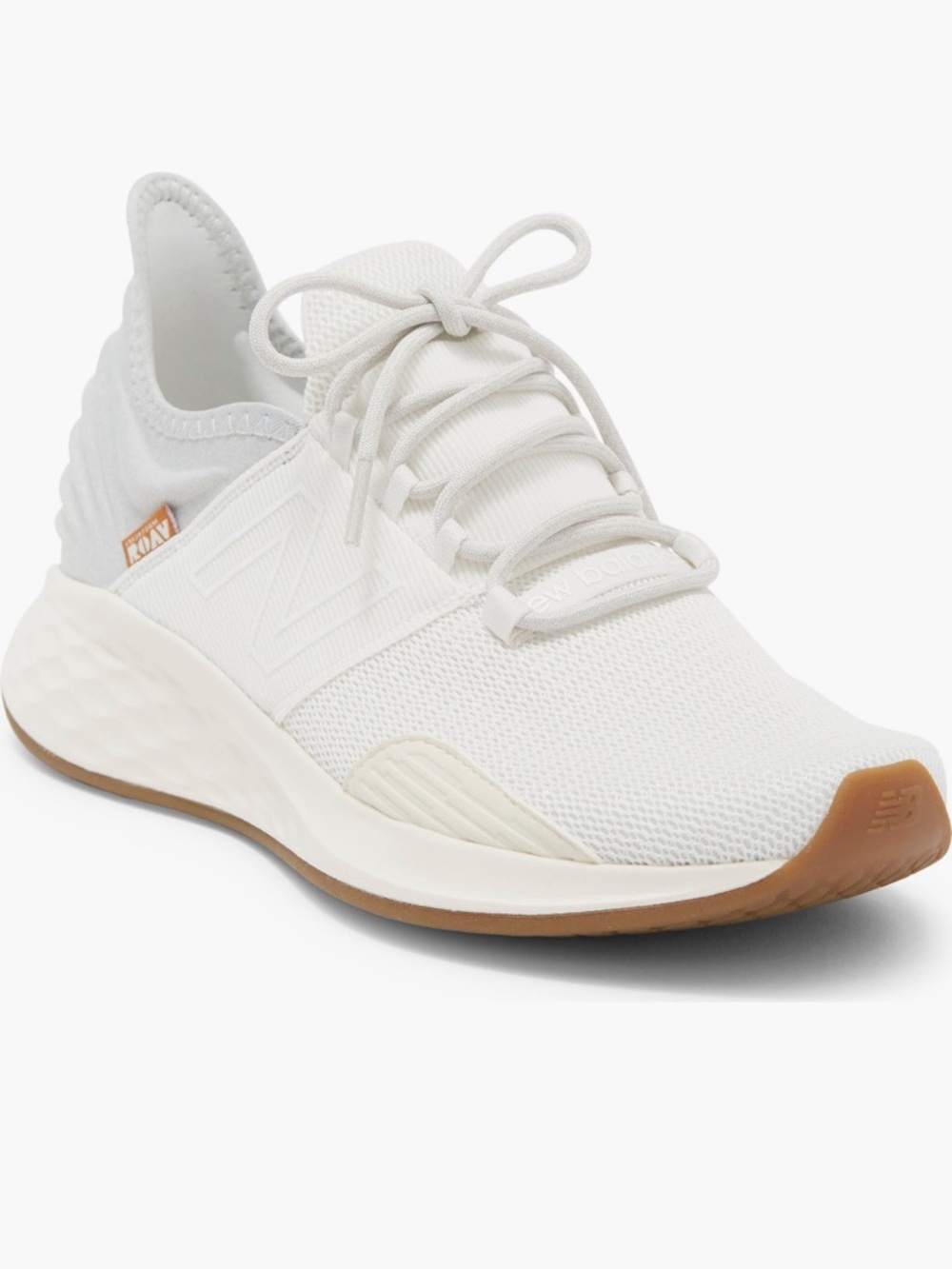 New Balance Women's White Slip-On Athletic Trainer with Gum Outsole